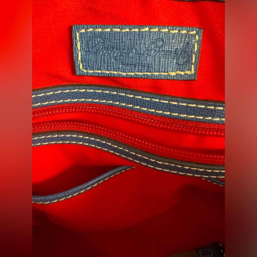 💖 #214 Dooney & Bourke Zip Zip Saffiano Satchel Shoulder Bag - Picture 13 of 16